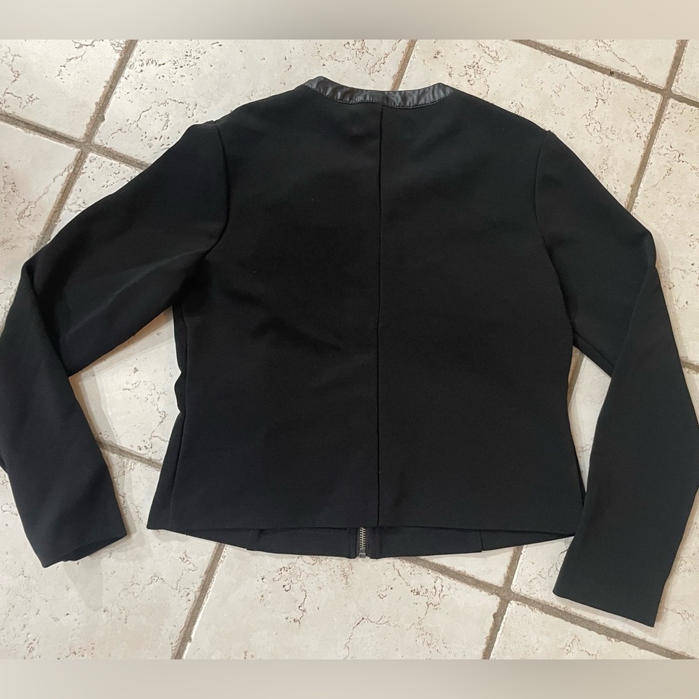 Kardashian Kollection Women's Blouse Size Large Zip Up Lightweight Jacket EUC - Picture 7 of 10